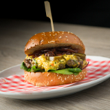 Meal card cover for: Burger - Chilli Cheese Beef Burger