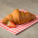 Meal card cover for: Large freshly baked croissant