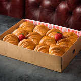 Meal card cover for: Breakfast Mini Croissant Box (for 12 people)