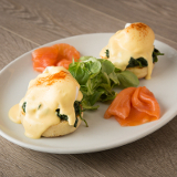 Meal card cover for: Benedict - Royale Salmon Benedict