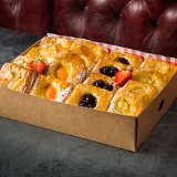 Meal card cover for: Breakfast Pastry Selection Box (for 16 people)
