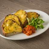 Meal card cover for: Cheddar Gorge Welsh Rarebit (v)