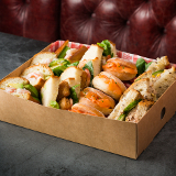 Meal card cover for: Fish Sandwich Platter (for 5 people)