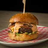 Meal card cover for: Burger - Vegetarian Burger (v)