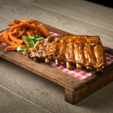 Meal card cover for: Spare Ribs and Sweet Potato Chips
