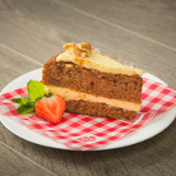 Meal card cover for: Carrot Cake