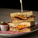 Meal card cover for: Bacon & Egg Sandwich