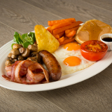 Meal card cover for: American Breakfast