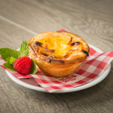 Meal card cover for: Custard Tart