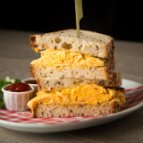 Meal card cover for: Scrambled Egg Sandwich