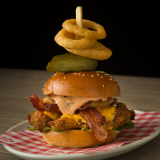 Meal card cover for: Burger - New Orleans Cajun Chicken Burger