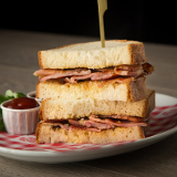 Meal card cover for: Bacon Sandwich