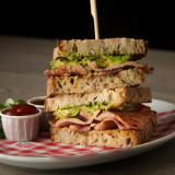 Meal card cover for: Bacon & Avocado Sandwich
