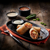 Meal card cover for: Beef Spring Roll