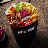 Meal card cover for: Doner Box Fries & Salad