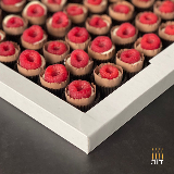 Meal card cover for: Chocolate Cups with Raspberry Mascarpone