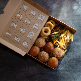 Meal card cover for: Box It Up - Half & Half