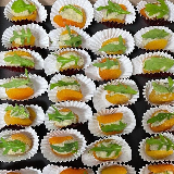 Meal card cover for: Dried Apricot with Port Marinated Stilton
