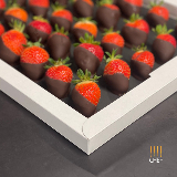 Meal card cover for: Strawberries dipped in Chocolate 