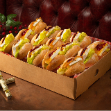 Meal card cover for: Christmas Vegetarian Mini rolls (15)