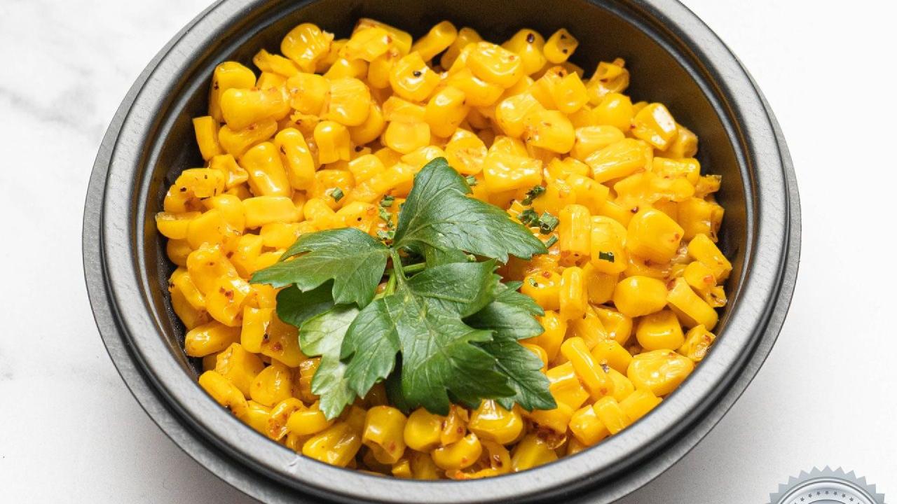 Meal card cover for: Sweetcorn bowl with vegan butter and spices