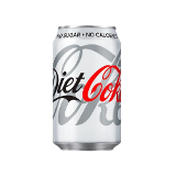 Meal card cover for: Diet Coke