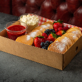 Meal card cover for: Pancake Royal Box (serves 6-10 people)