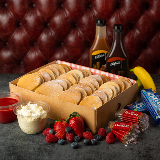 Meal card cover for: Build You Own Grazing Pancake Box (serves 10 to 16 people)