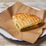 Meal card cover for: Spinach and Cheese pastry