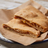 Meal card cover for: Flat bread/ half caizone with meat