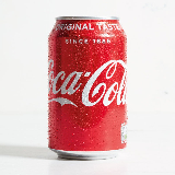 Meal card cover for: Coke