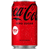 Meal card cover for: Coke Zero