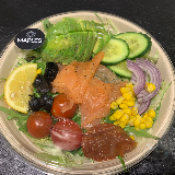 Meal card cover for: Smoked salmon and avocado salad