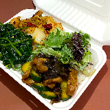 Meal card cover for: 2 Meat 2 Veg Rice Lunch Box S， 兩葷兩素盒飯