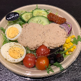 Meal card cover for: Tuna and Egg Salad