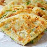 Meal card cover for: Scallion Pancake 葱油饼