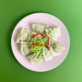 Meal card cover for: 10 Pcs Halal Chicken Dumplings 雞肉水餃