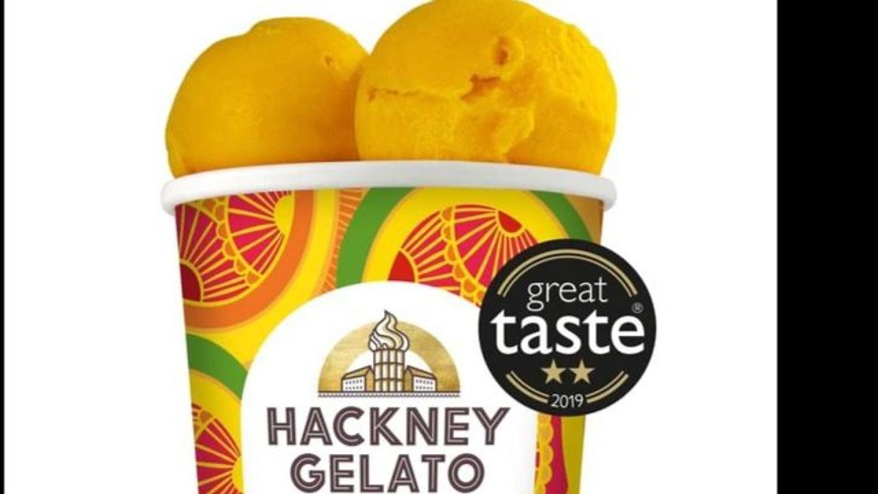 Meal card cover for: Alphonso Mango Sorbetto (vegan)