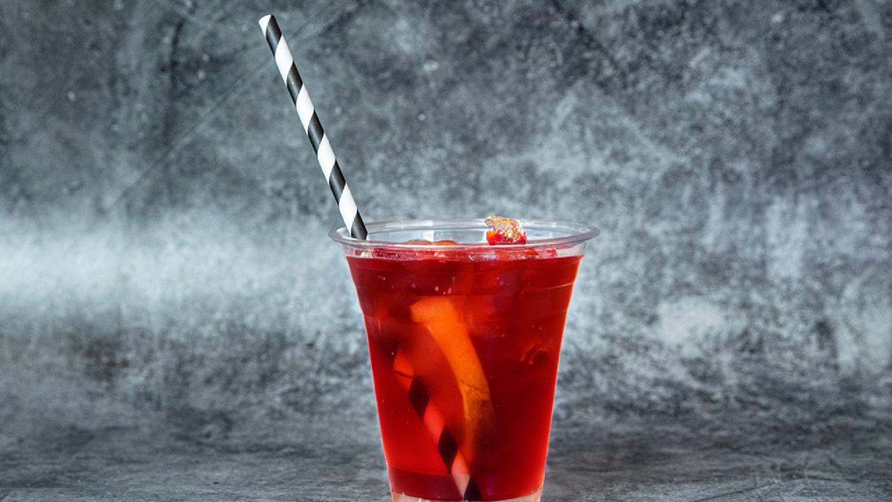 Meal card cover for: Negroni
