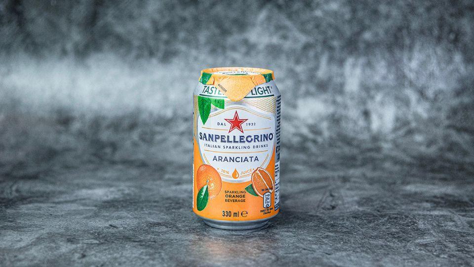 Meal card cover for: Aranciata Sanpellegrino