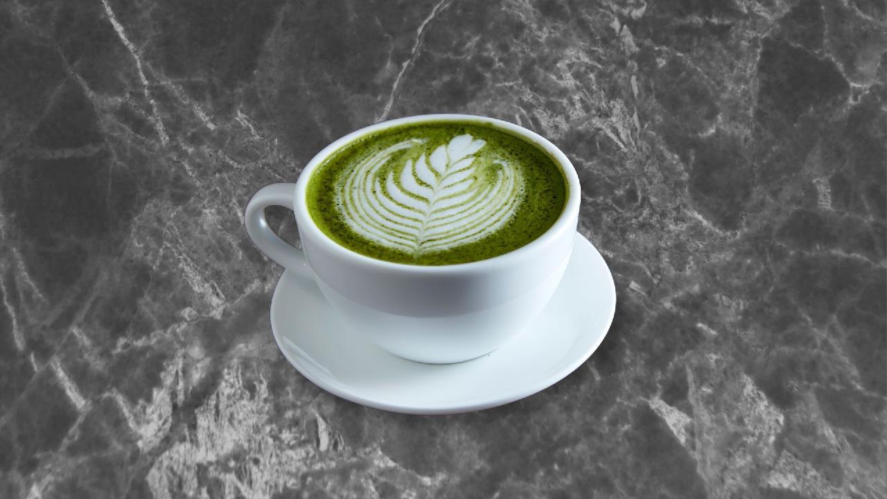 Meal card cover for: Matcha Latte