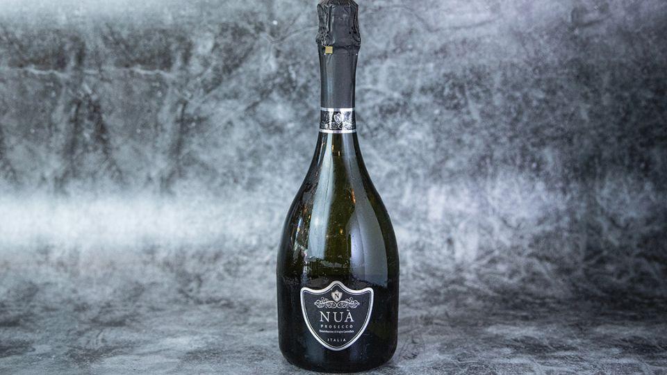 Meal card cover for: Prosecco Bottle