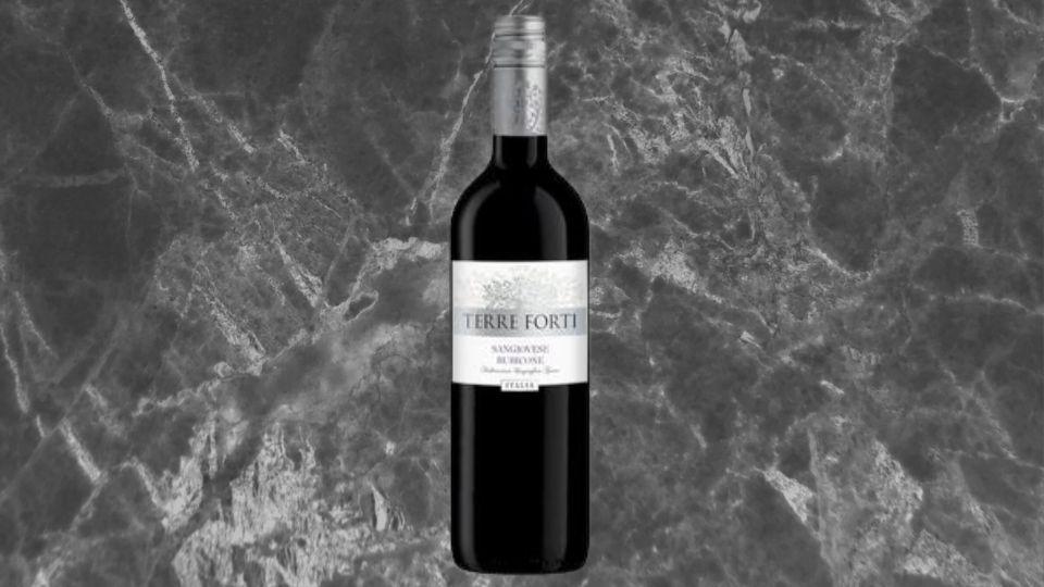 Meal card cover for: Sangiovese Bottle
