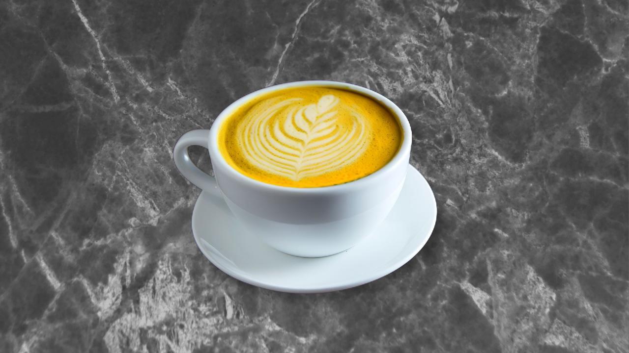 Meal card cover for: Turmeric Latte