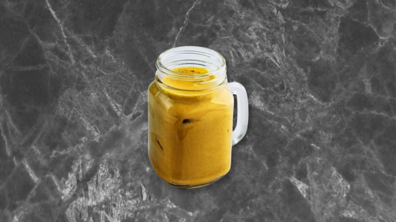 Meal card cover for: Iced Turmeric