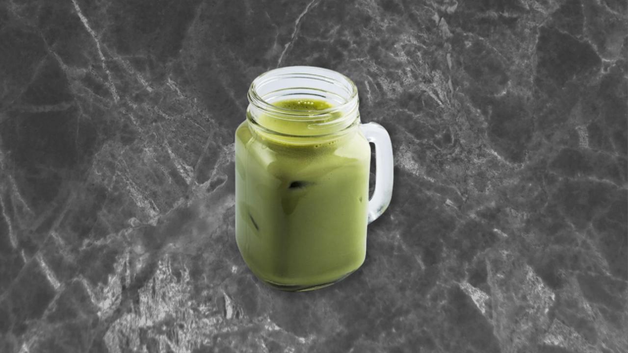Meal card cover for: Iced Matcha