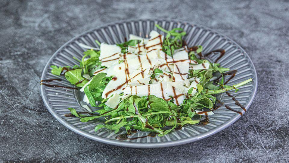 Meal card cover for: Rocket & Pecorino