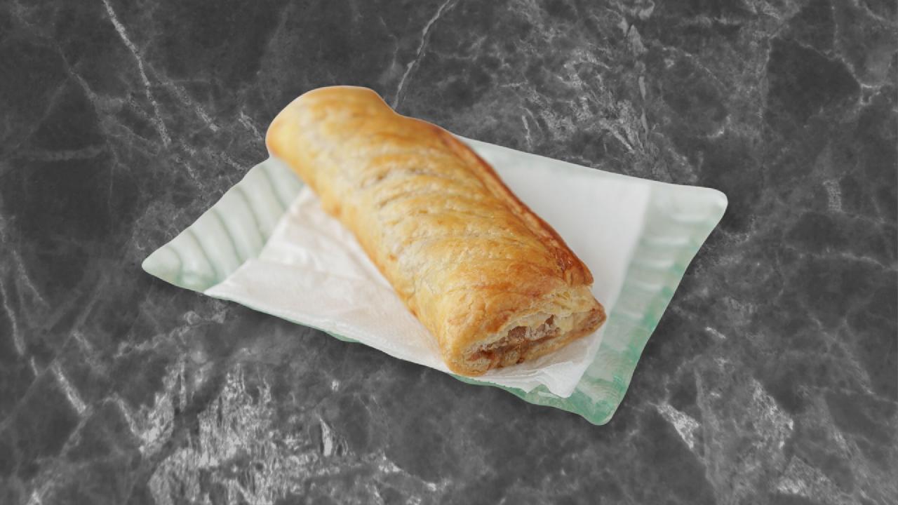Meal card cover for: Sausage Roll