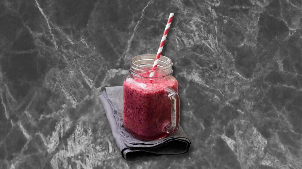 Meal card cover for: Berry Smoothie