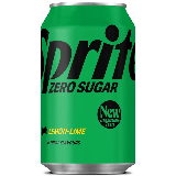 Meal card cover for: Sprite Zero Can